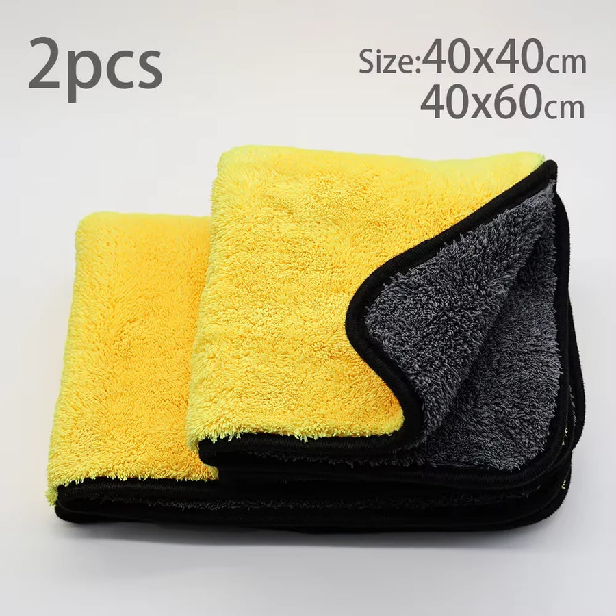 1000 GSM Microfiber Car Cleaning Towels