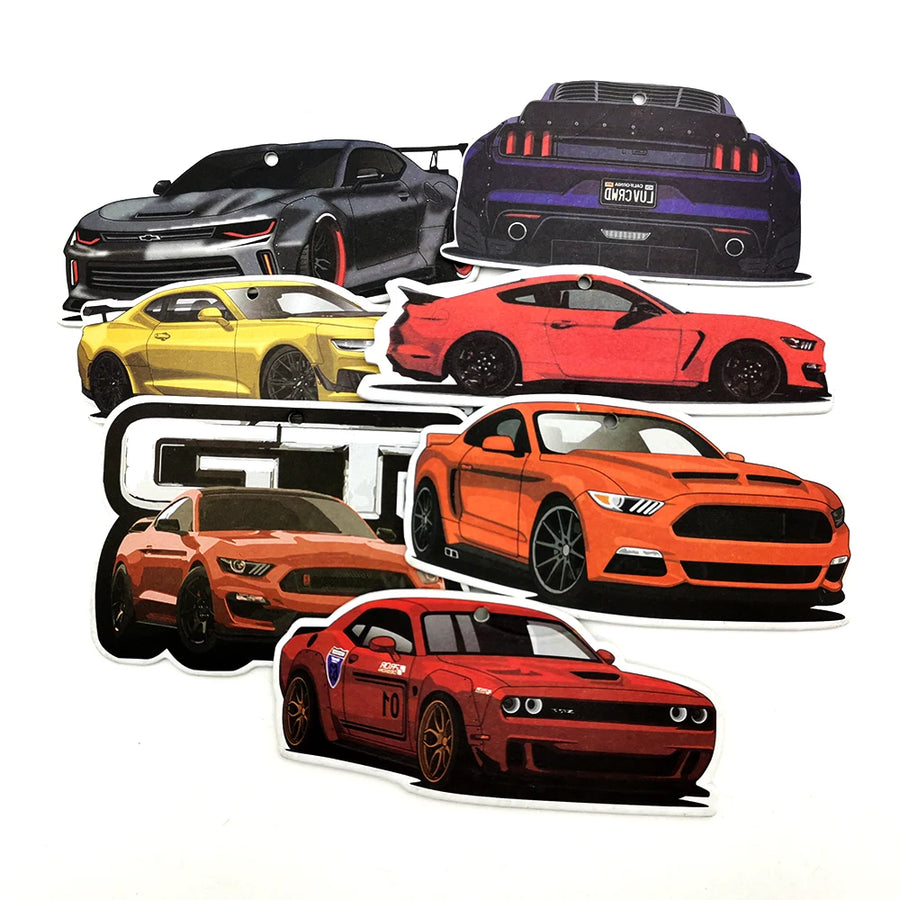 American Muscle-Style Hanging Car Air Freshener