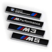 M Side Fender Emblem Stickers for BMW M3/M5/3 Series/5 Series, Side Wing Badge Decor Modification Decals
