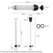 Manual Fluid Transfer Syringe, 200cc/500cc/1.5L Options