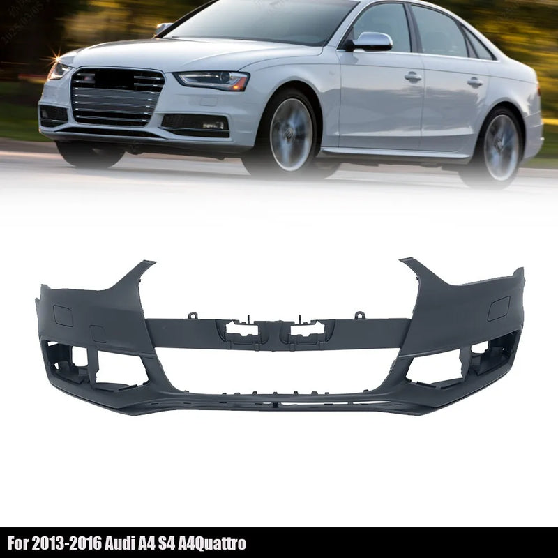 Primed Front Bumper Cover for Audi A4 S4 2013-2016