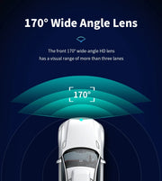 1080P Dual Dash Cam with Wi-Fi App Control