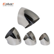 Universal 304 Stainless Steel 45-Degree Exhaust Pipe Elbow