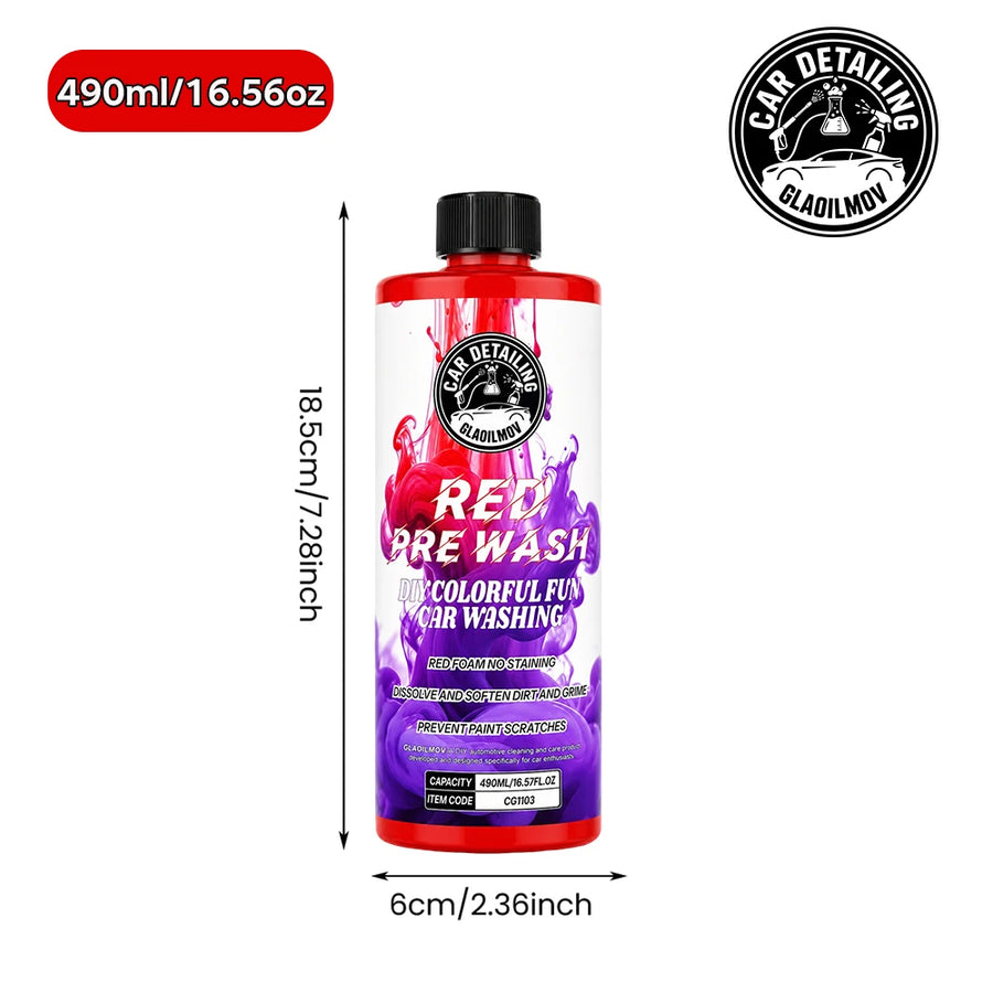 Concentrated Colored Car Pre-Wash Foam – 100 mL or 490 mL