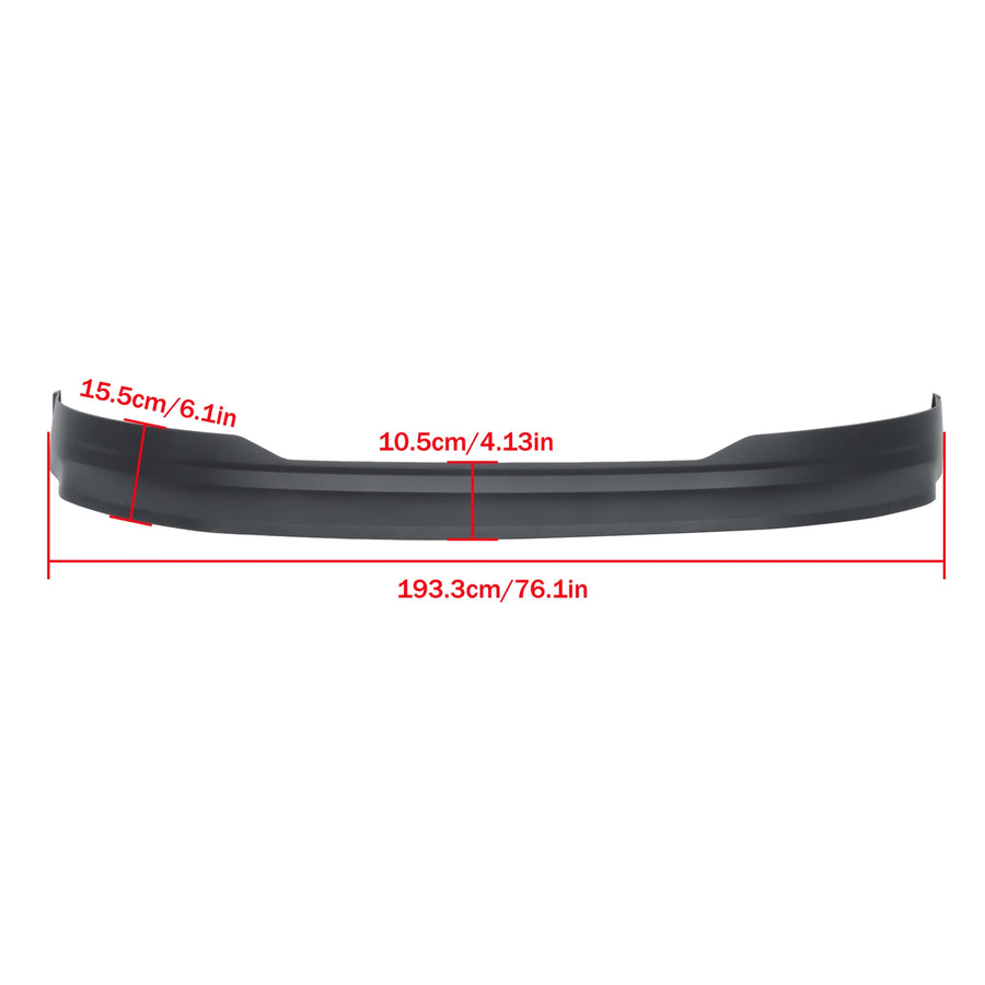 Black Front Lower Bumper Deflector for GMC Yukon 2015-2020