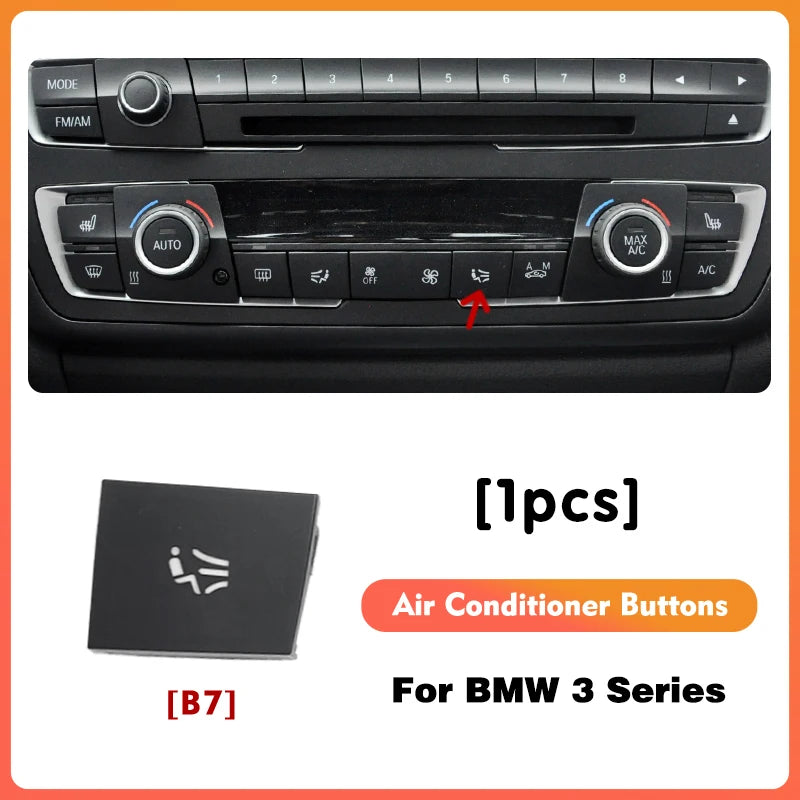 Dashboard Air Conditioning AC Temperature Control Button for BMW 1 2 3 4 F Series F20 F21 F22 F23 F30 F31