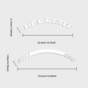 For 4 Tires Hellcat 8PCS 3D Tire Letter Stickers Waterproof Pvc Wheel Decals Car
