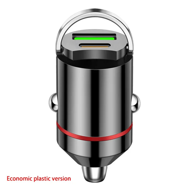Dual-Port USB Car Charger – Multiple Fast-Charge Styles