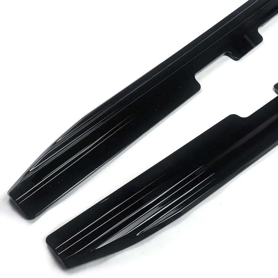 BMW X3/X4 G01/G02 Gloss-Black Side Skirt Extension Pair – 2018–2023