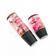 Universal 10cm Acrylic Flower Manual Gear Shift Knob