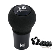 Universal Black Suede Manual Shift Knob