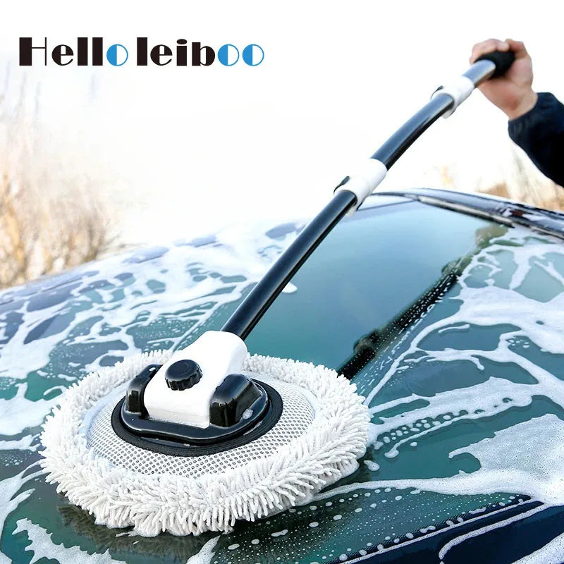 Telescoping Chenille Car Wash Brush Mop
