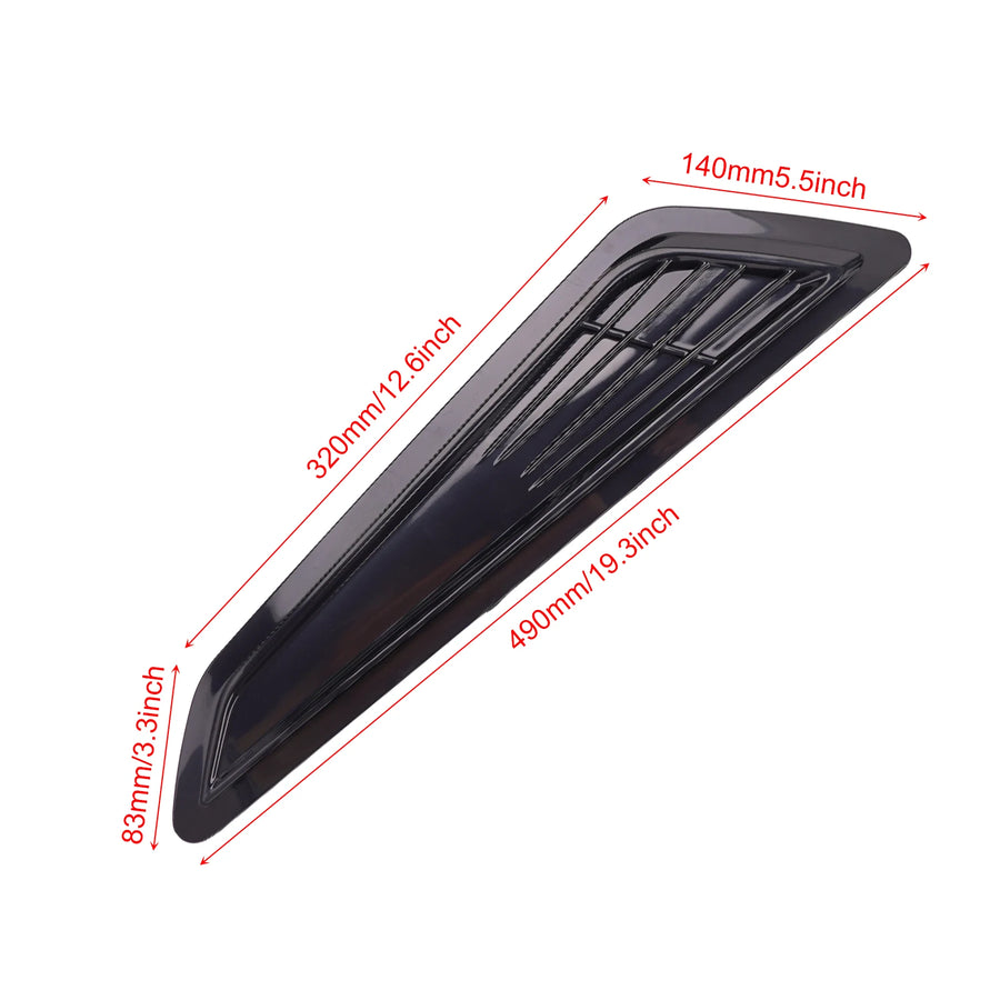 Universal 2-Piece Hood Scoop Vent Cover