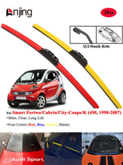 Windshield Wiper Blade Set for Smart Fortwo Cabrio K 450 1998-2007
