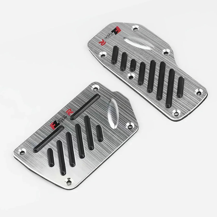 Non-Slip Aluminum Manual Pedal Cover Set – 2/3-Piece