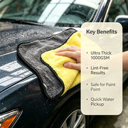 1000 GSM Microfiber Car Cleaning Towels