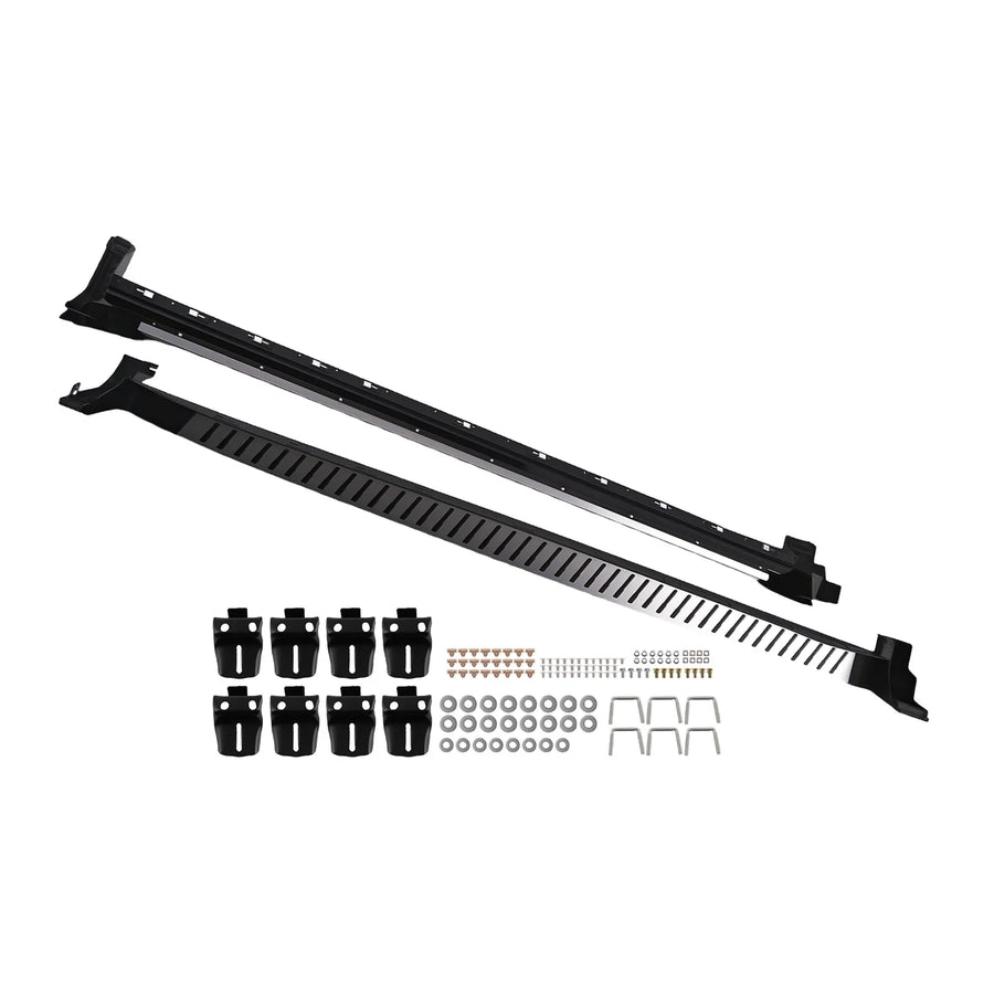 Black Running Boards for 2017–2025 Cadillac XT5 – Pair