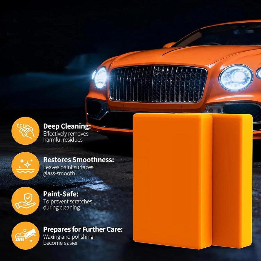 10 Pack Car Clay Bar Kit, Premium Grade Clay Bars Auto Detailing, Clay Luber Synthetic Lubricant, Car