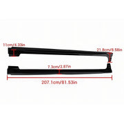 2-Piece Side Skirt Extension Kit for Chevrolet Malibu 2016-2023