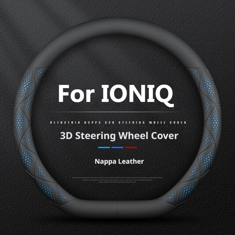 Microfiber 38CM Steering Wheel Cover for Hyundai IONIQ 5 5 N 6 6 N 9 Electric Sporty