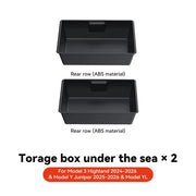 Under-seat Storage Organizer for Tesla Model 3/Y 2025