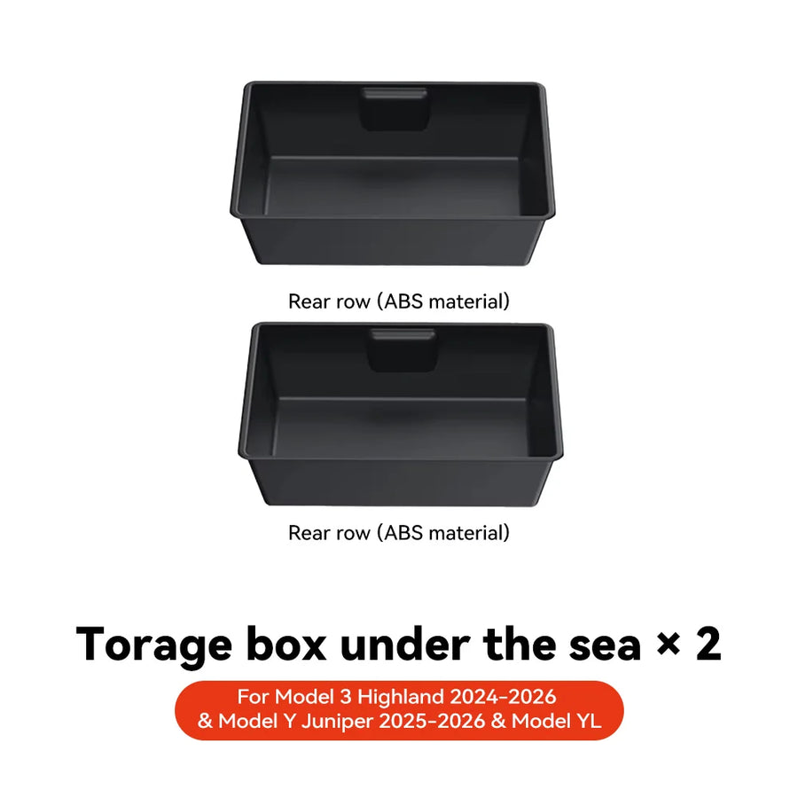 Under-seat Storage Organizer for Tesla Model 3/Y 2025