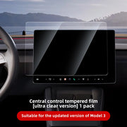 Rear Center Tempered-Glass Screen Protector for Tesla Model 3/Y Highland and Juniper