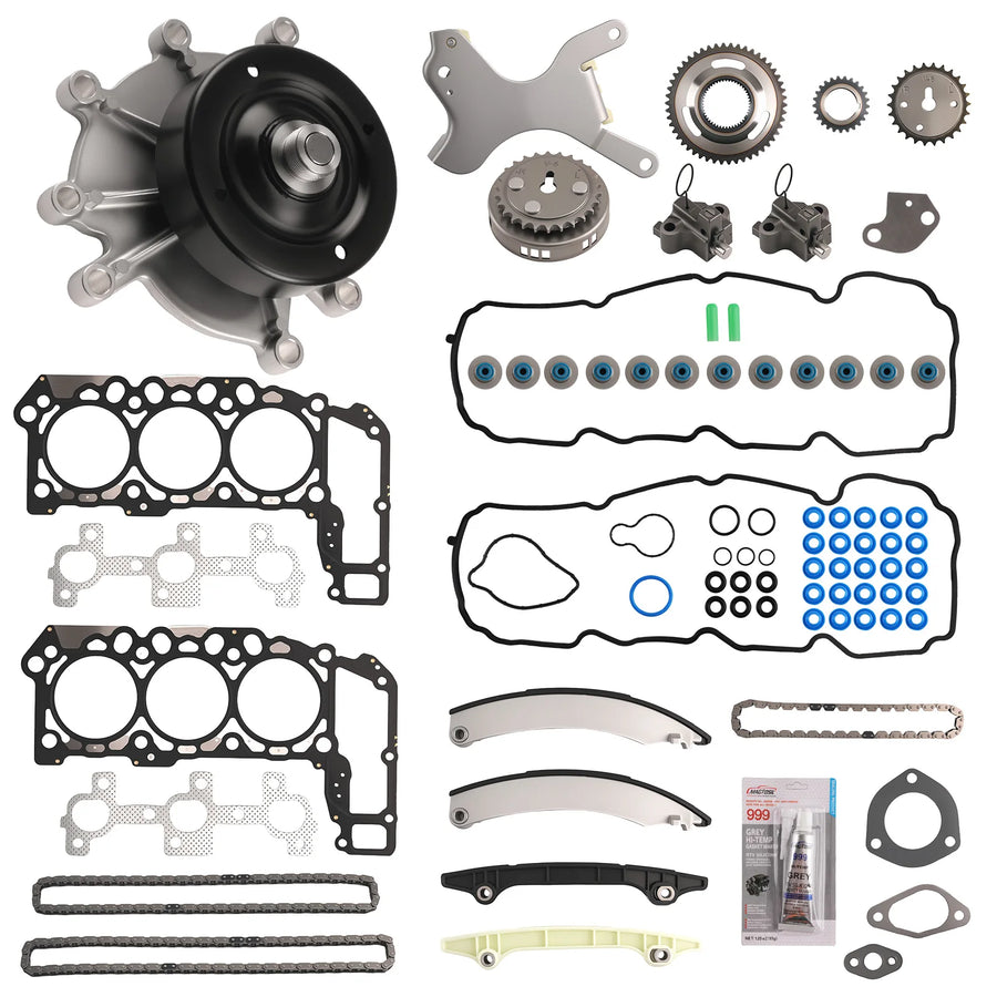 3.7L Timing Chain, Water Pump and Gasket Kit for Jeep Commander