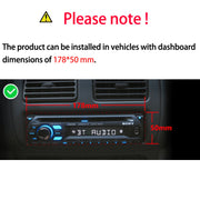 1-DIN Bluetooth 6.0 Touchscreen Car Stereo