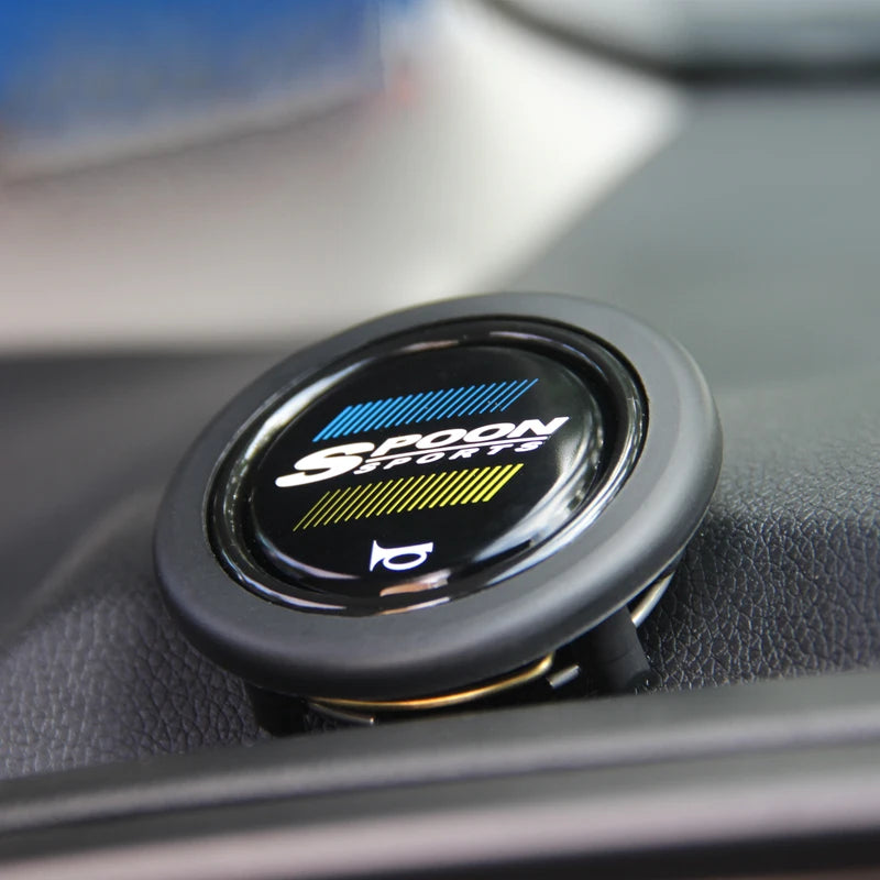 Spoon Sports-Style Steering Wheel Horn Button – Design Options