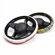 JDM-Style 38 cm Polyester Steering Wheel Cover