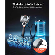 4-Way Articulating Borescope Camera with 4.5 in Screen