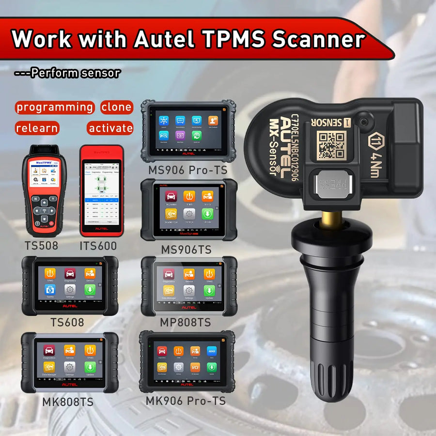Autel MX-Sensor 315MHz/433MHz Programmable TPMS Sensor