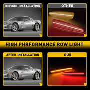 LED Front and Rear Side Marker Lights for Chevrolet Corvette C6 2005-2013
