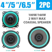 4-, 5- or 6.5-Inch Coaxial Car Speakers