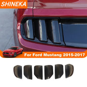Smoked Taillight Cover Set – 2015–2017 Ford Mustang, 6-Piece