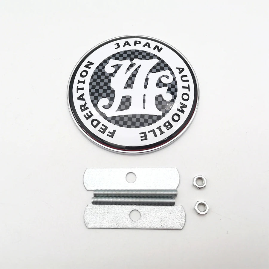 JAF-Style 82 mm Metal Front Grille Badge