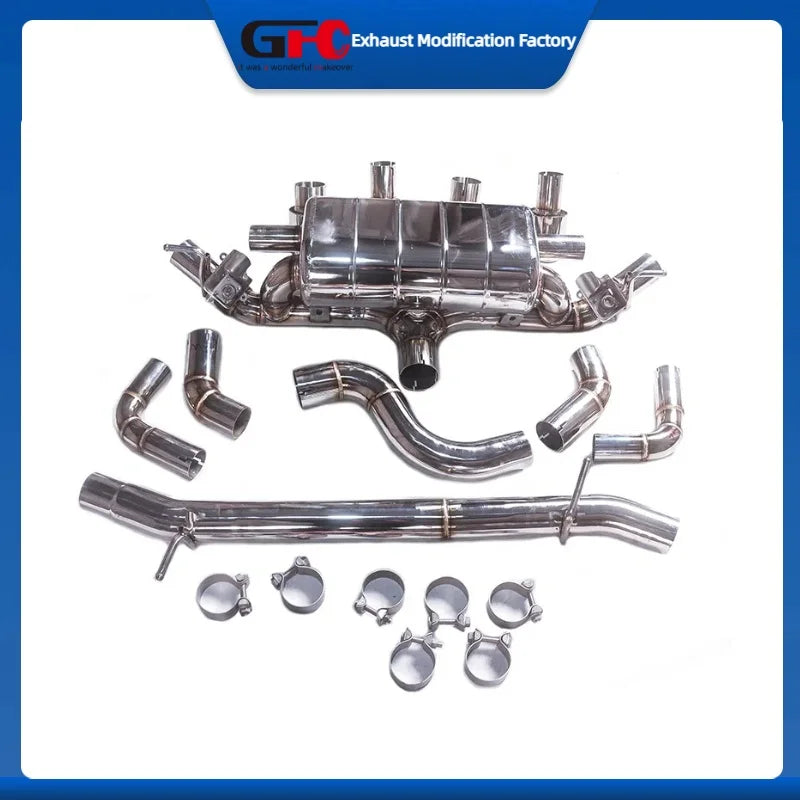304 Stainless Steel Valved Cat-Back Exhaust System for Volkswagen Golf R MK7 2015-2016