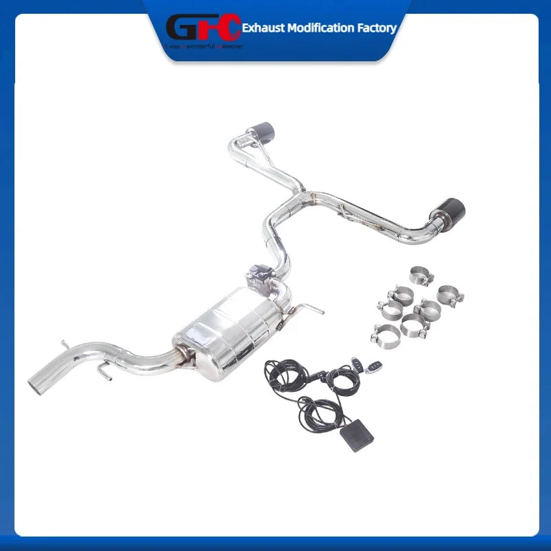 Catback Valvetronic Exhaust System for Golf 5, Golf 5gti, Golf 6, Golf 6gti, Golf 5r Mk5 Mk6 Vale