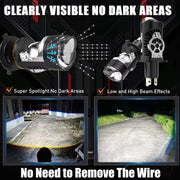 1-Piece or 2-Piece H4 LED Headlight Bulb – 6000K, CANBUS, Projector-Compatible