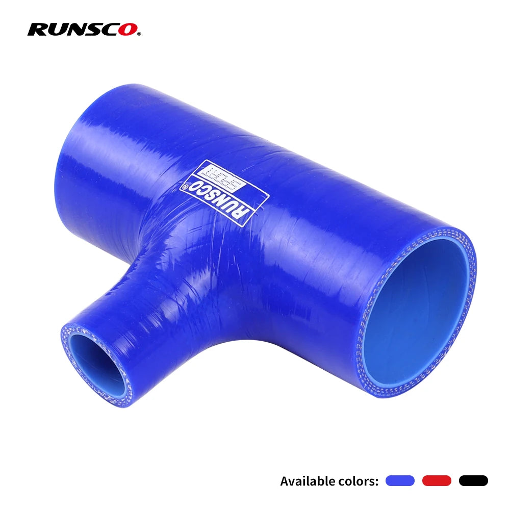 Universal T-Piece Silicone BOV Hose, 51-76mm