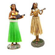 Hawaiian Hula Girl Dashboard Doll with Ukulele