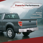 Chrome Diamond-Step Rear Bumper – Universal Pickup Fitment
