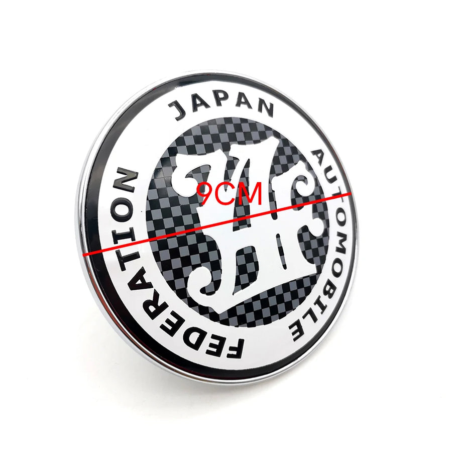 JAF-Style 82 mm Metal Front Grille Badge