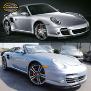Factory-Style Front Bumper Lip for 2007–2013 Porsche 911 Turbo (997)