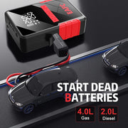 4-in-1 12V Car Jump Starter with 150 PSI Tire Inflator