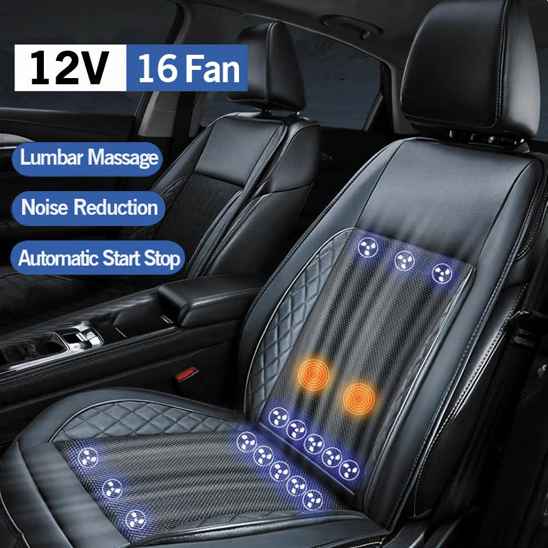 Universal 12V Ventilated Cooling Car Seat Cushion