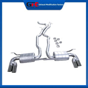 304 Stainless Steel Valved Cat-Back Exhaust System for touareg 7l 6.0L w12 2004-2010