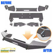 Bare-Steel Front Winch Bumper Kit for 1984–2001 Jeep Cherokee XJ