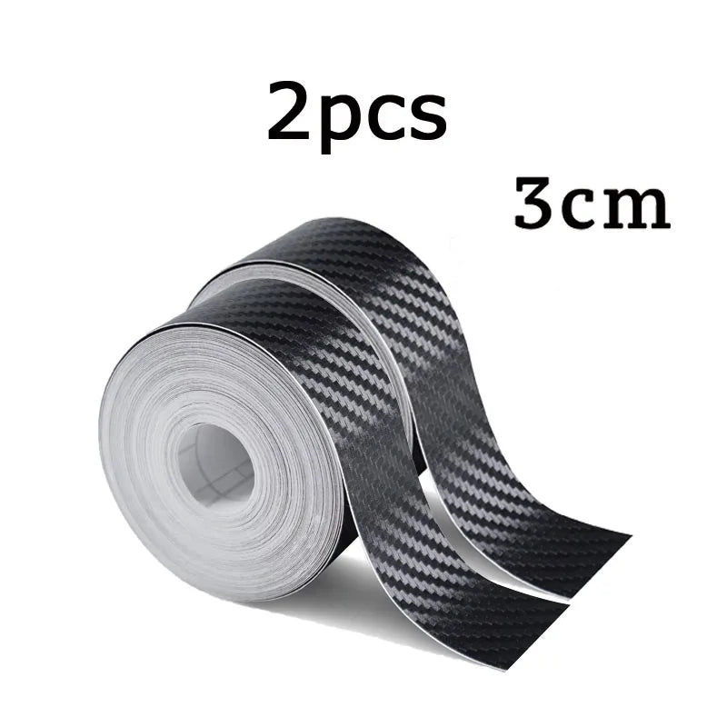Carbon-Look Protective Trim Tape, 1-5m